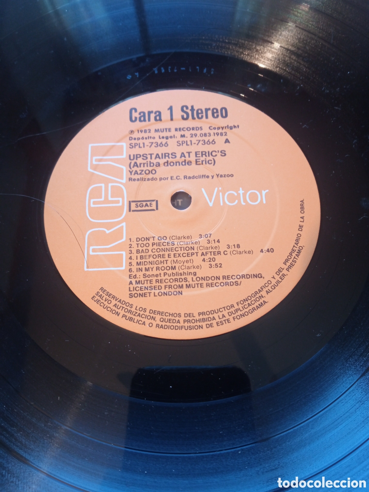 Discos de vinilo: Yazoo - Upstairs at Eric,s - Foto 4