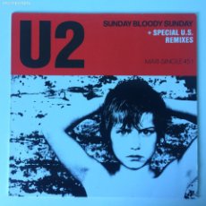 Discos de vinilo: U2 ‎– SUNDAY BLOODY SUNDAY , GERMANY 1985 ISLAND RECORDS