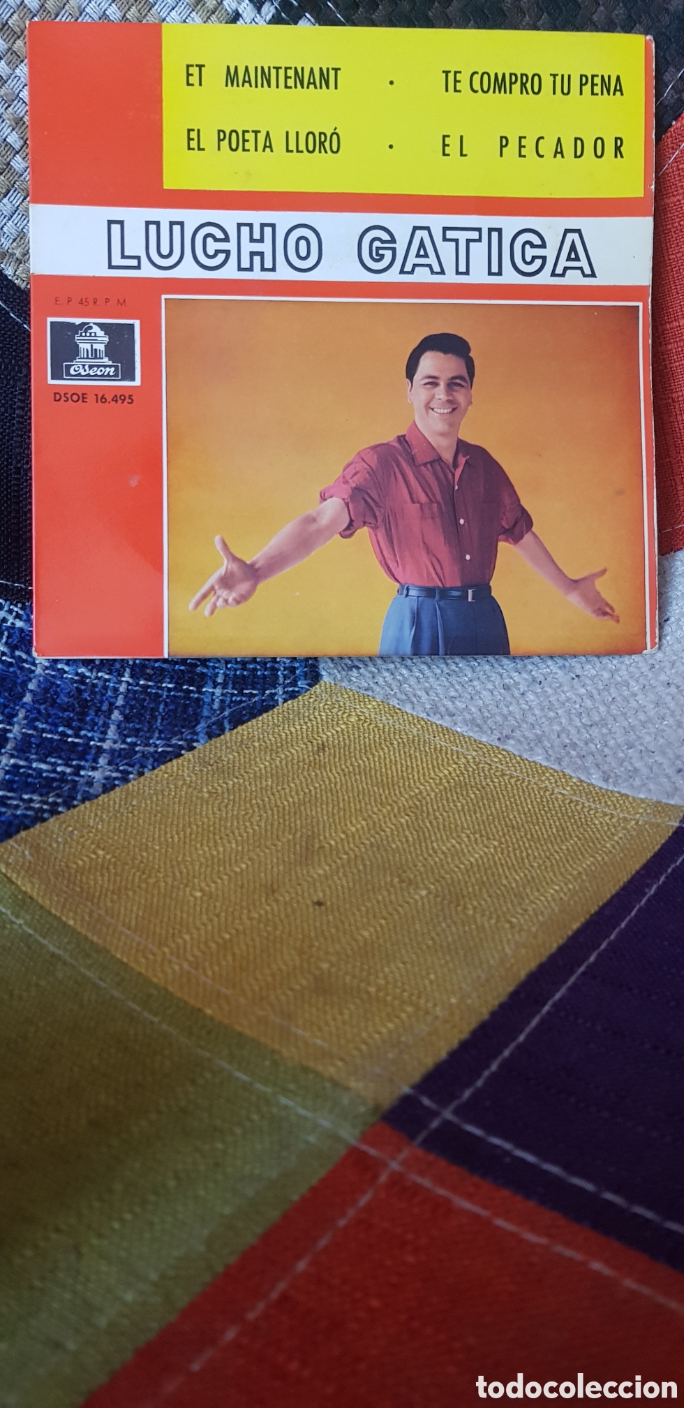 Discos de vinilo: Vinilo LUCHO GATICA (Et Maintenant +3) Odeon 1962 (D2) - Foto 1
