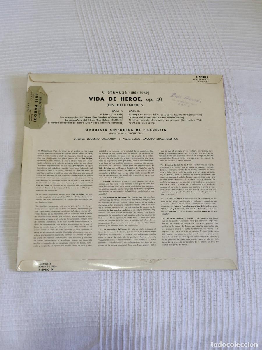 Discos de vinilo: Strauss - Vida de un Heroe - Foto 2