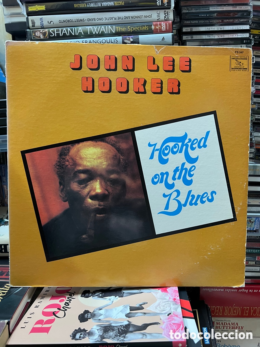 Discos de vinilo: John Lee Hooker Hooked on the blues - Foto 1