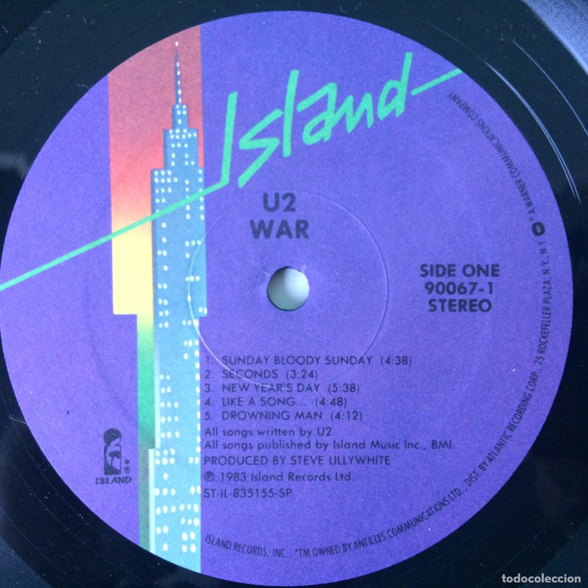 Discos de vinilo: U2 &lrm;&ndash; War, US 1983 Island Records* - Foto 4
