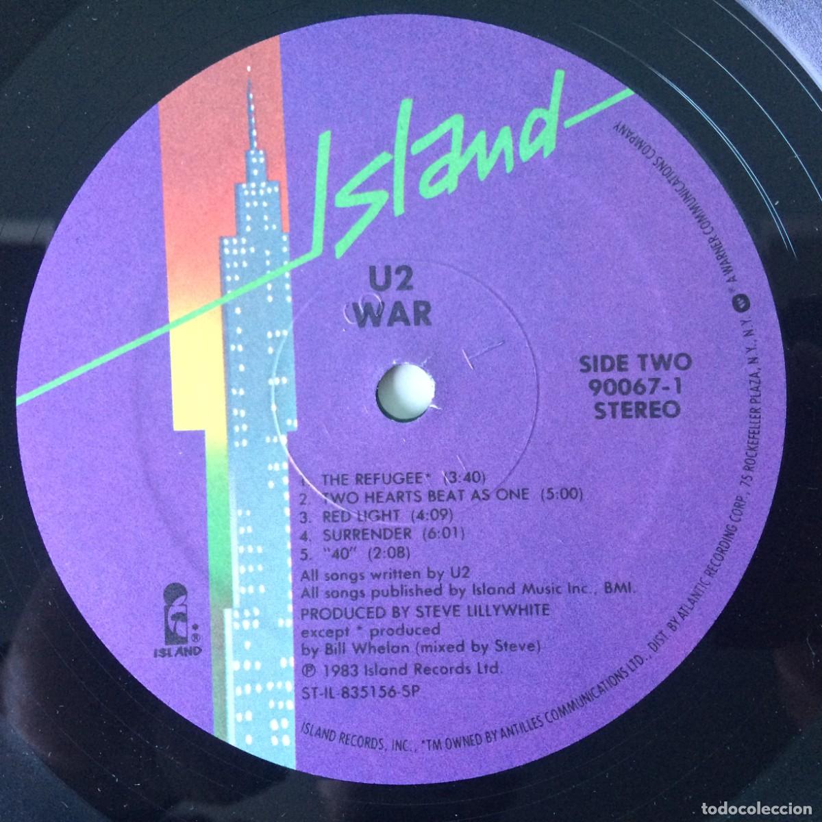 Discos de vinilo: U2 &lrm;&ndash; War, US 1983 Island Records* - Foto 5