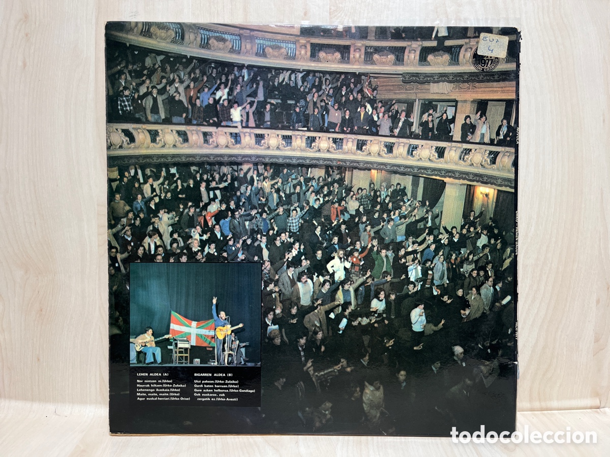 Discos de vinilo: Urko - Hemen Gaude (LP, Album) - Foto 2