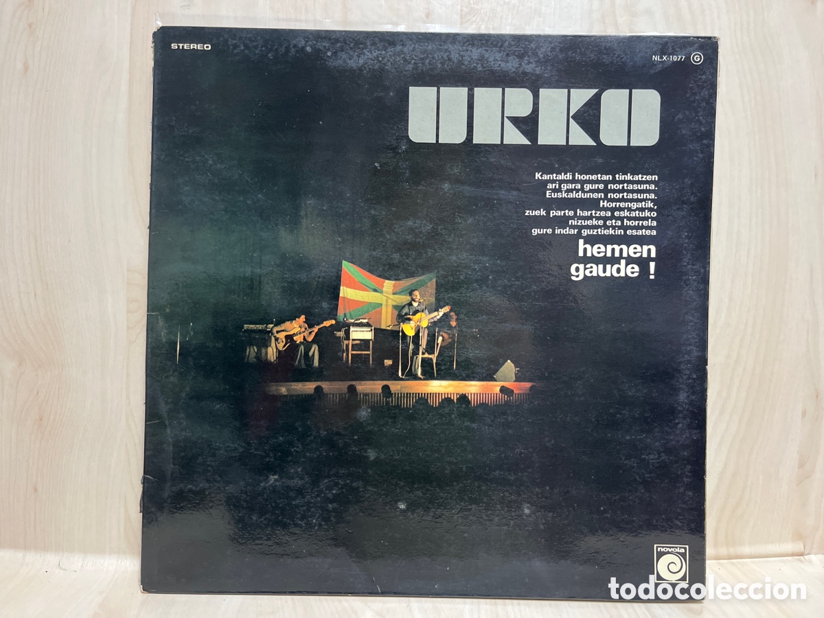 Discos de vinilo: Urko - Hemen Gaude (LP, Album) - Foto 1