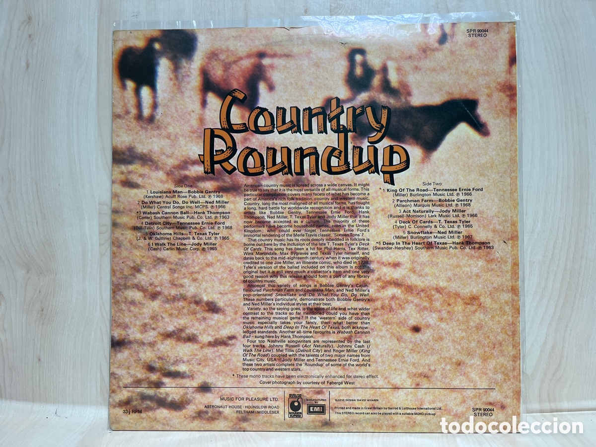 Discos de vinilo: Various - Country Roundup (LP, Comp) - Foto 2