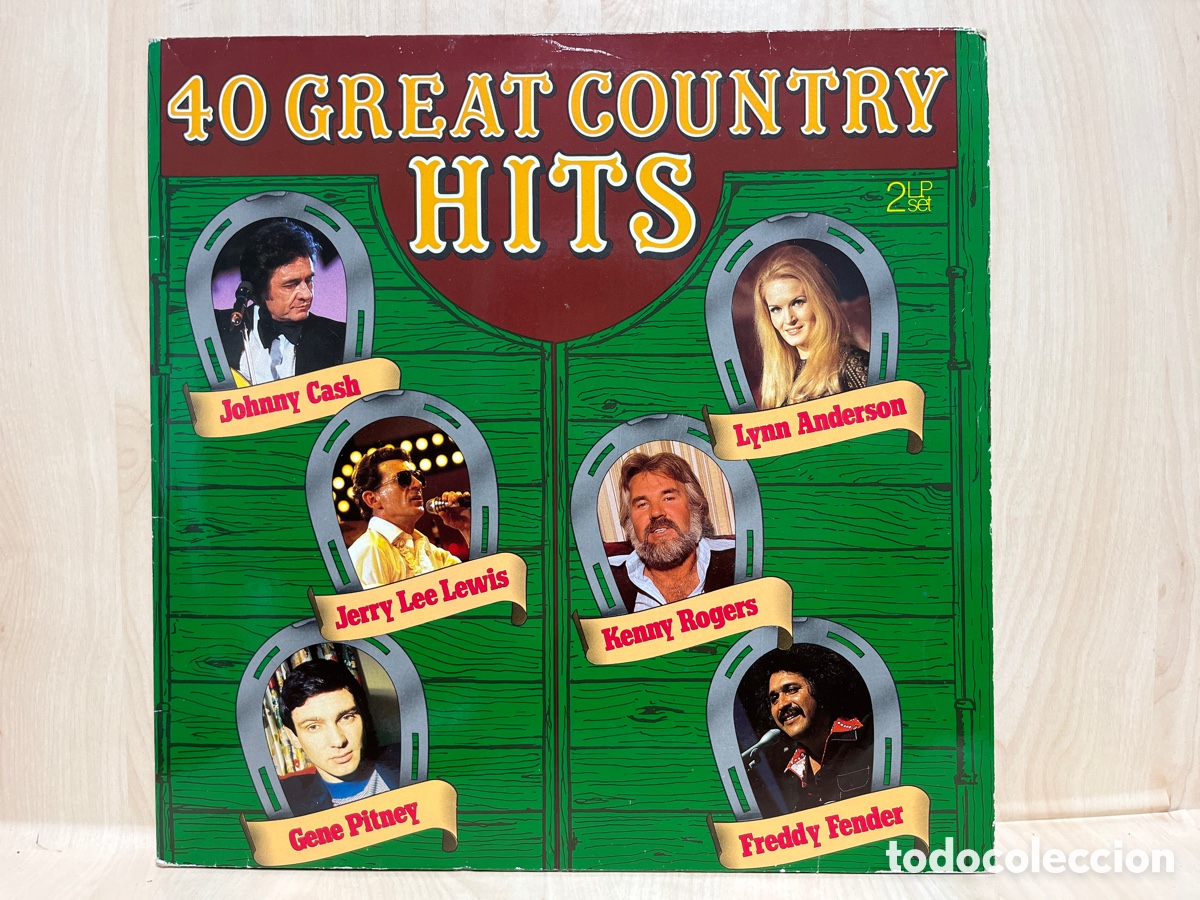 Discos de vinilo: Various - 40 Great Country Hits (2xLP, Comp) - Foto 1