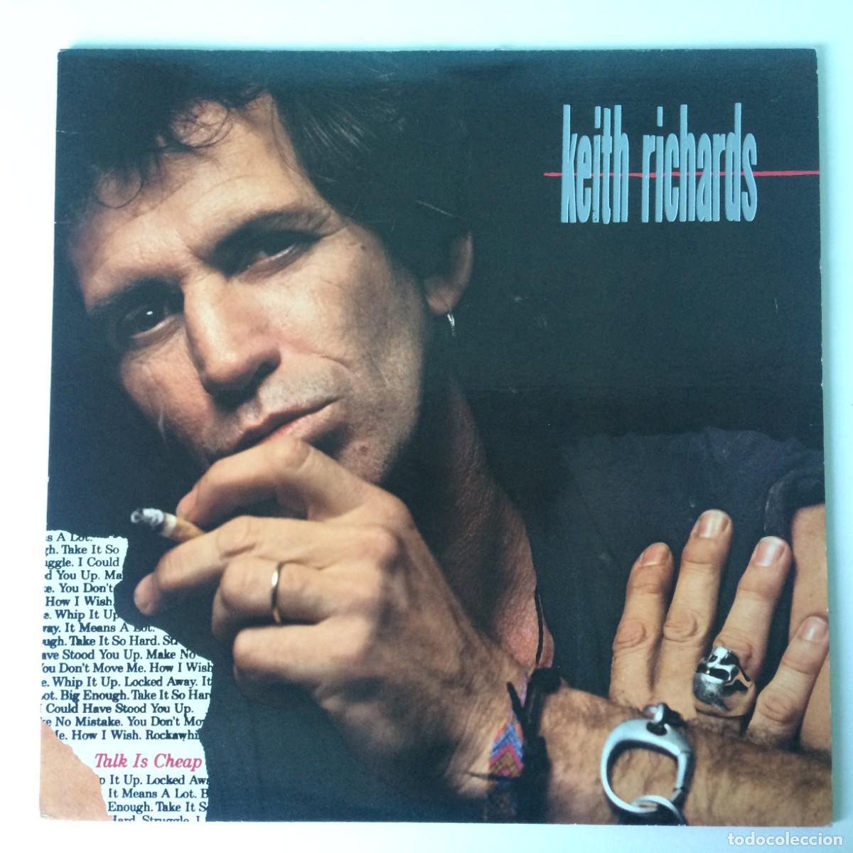 Discos de vinilo: Keith Richards &lrm;&ndash; Talk Is Cheap , Canada 1988 Virgin* - Foto 1