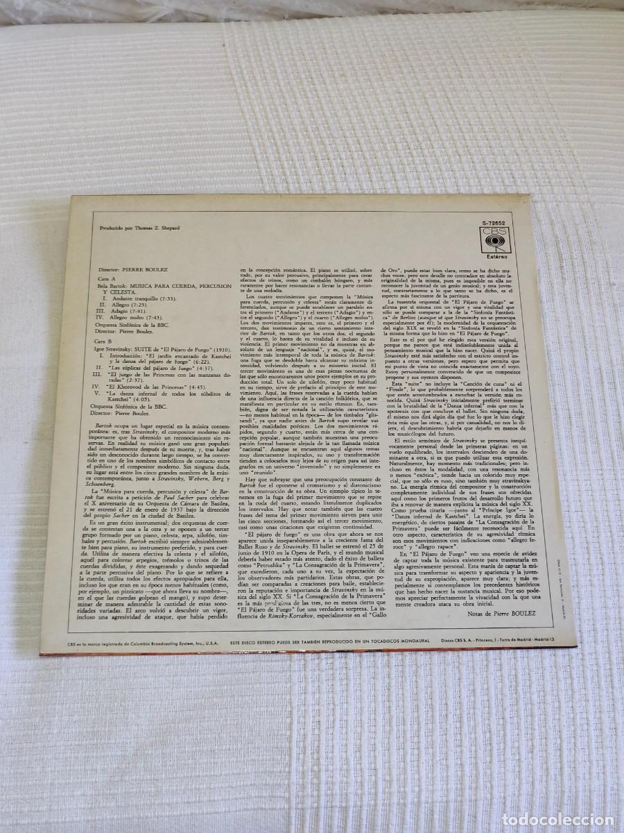 Discos de vinilo: Stravinsky &ndash; Musica para Cuerda - Foto 2