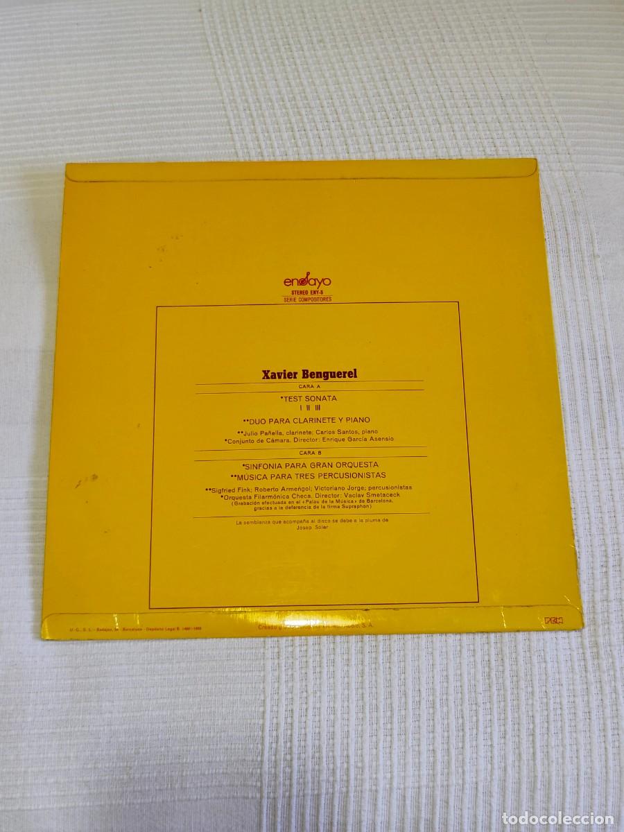 Discos de vinilo: Benguerel &ndash; Test Sonata - Foto 2