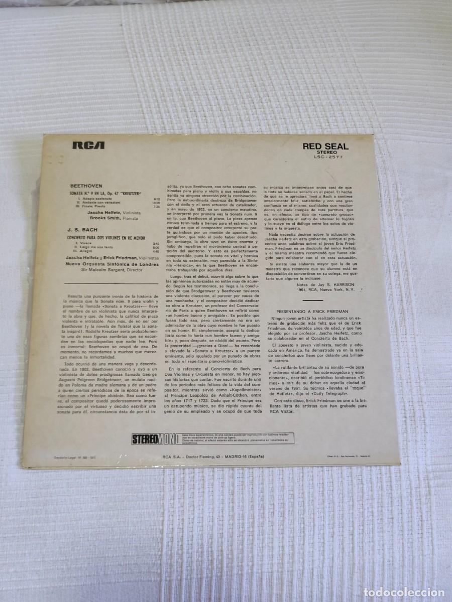 Discos de vinilo: Beethoven &ndash; Sonata Num. 9 En La - Foto 2