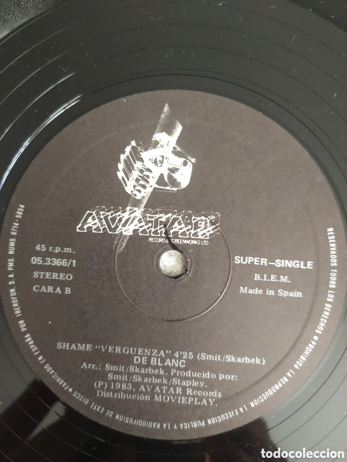 Discos de vinilo: Maxi Single De Blanc. Hush &rdquo;Callate&rdquo; - Foto 4