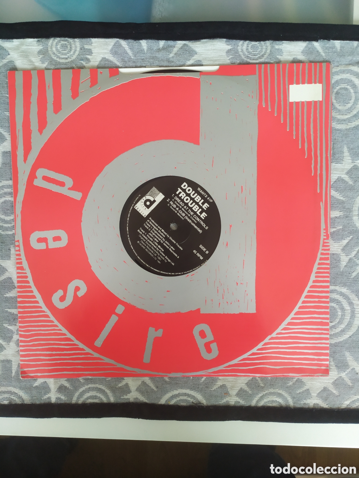 Discos de vinilo: Maxi single Double Trouble. Rub-A-Dub - Foto 2