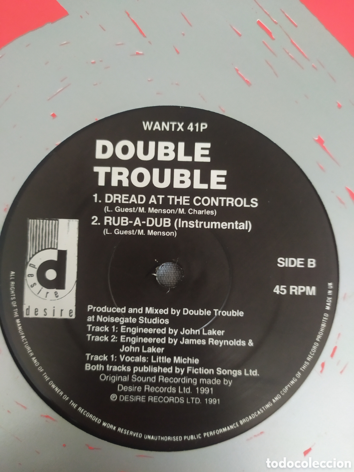 Discos de vinilo: Maxi single Double Trouble. Rub-A-Dub - Foto 4