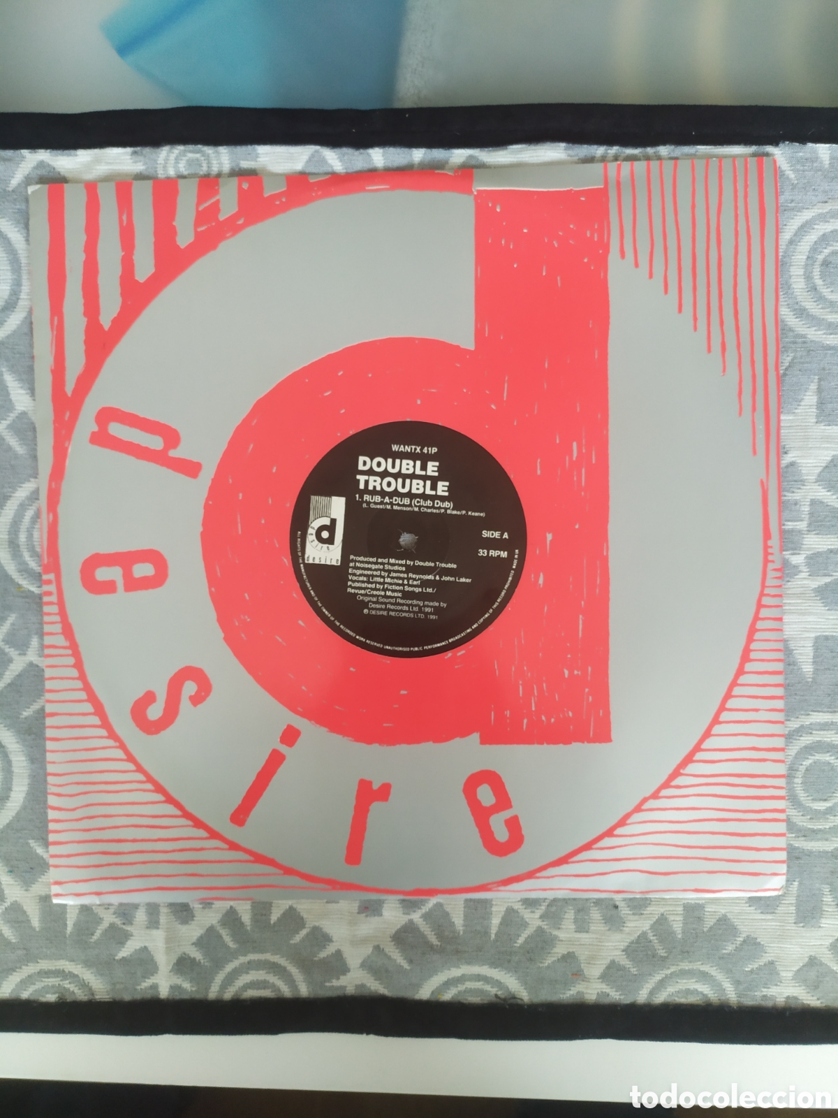 Discos de vinilo: Maxi single Double Trouble. Rub-A-Dub - Foto 1