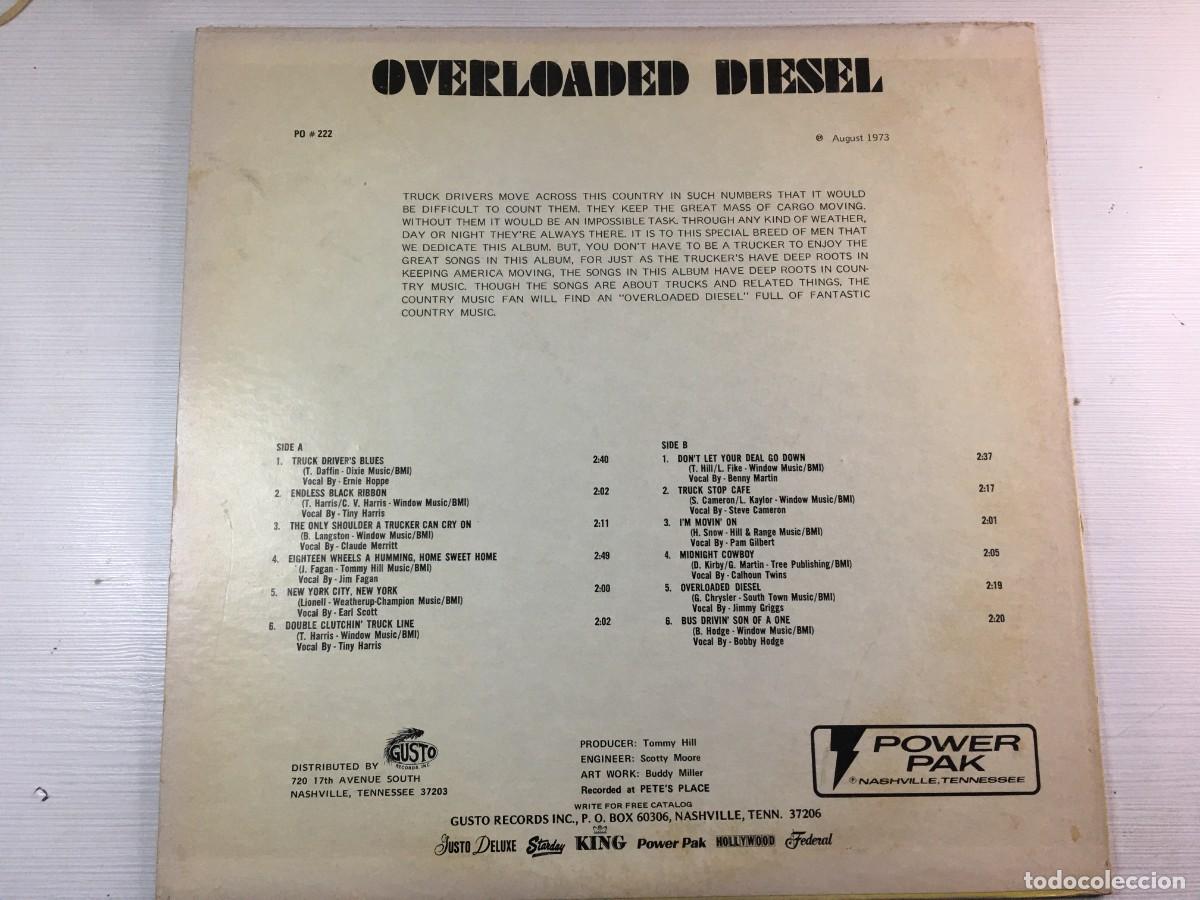 Discos de vinilo: OVERLOADED DIESEL - VARIOUS ARTISTS - Foto 2
