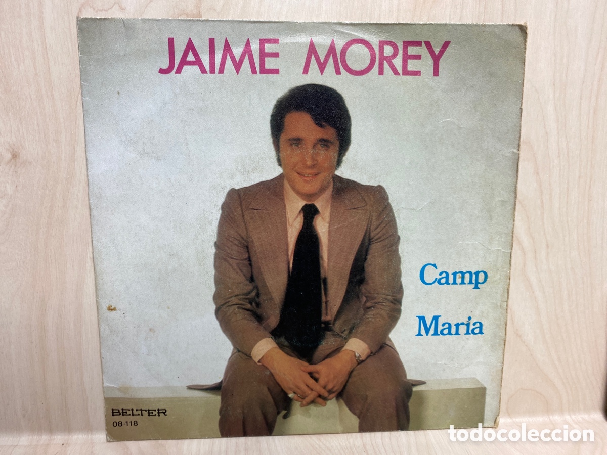 Discos de vinilo: Jaime Morey - Camp / Mar&iacute;a (7&rdquo;, Single) - Foto 1