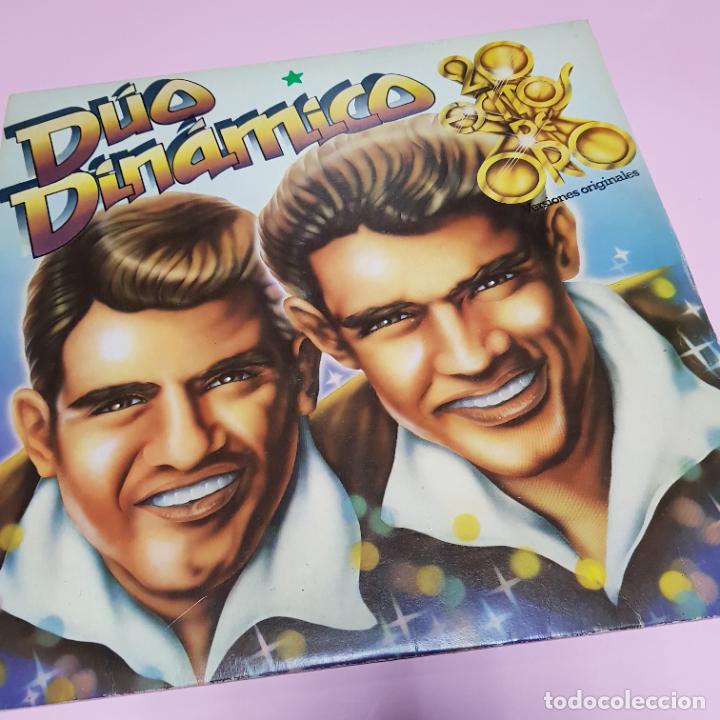 Discos de vinilo: LP-VINILO-D&Uacute;O DIN&Aacute;MICO-20 EXITOS DE ORO-1980-EMI/ODEON-. - Foto 1