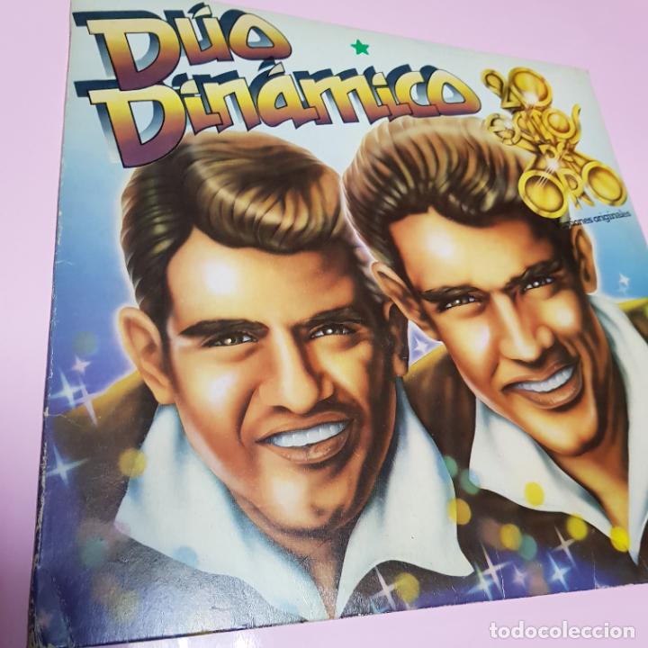 Discos de vinilo: LP-VINILO-D&Uacute;O DIN&Aacute;MICO-20 EXITOS DE ORO-1980-EMI/ODEON-. - Foto 2