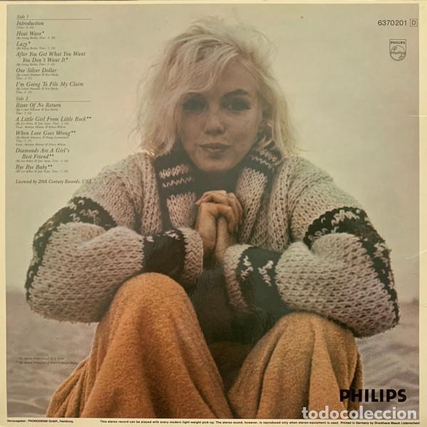 Discos de vinilo: MARILYN MONROE REMEMBER MARILYN LP + LIBRO 1972 MONO ORIGINAL PHILIPS - Foto 2