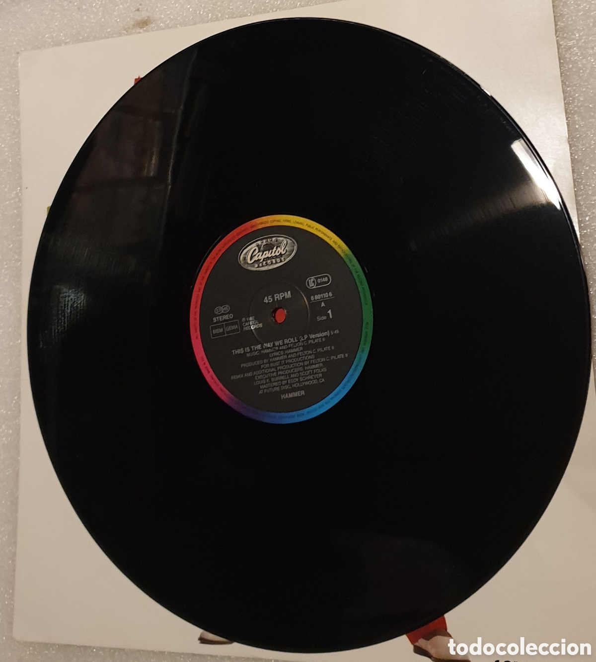 Discos de vinilo: Mc Hammer - this is the way we roll - Foto 2