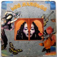 Discos de vinilo: LOS MANOLOS - PASION CONDAL - LP RCA 1991 BPY. Lote 390469774