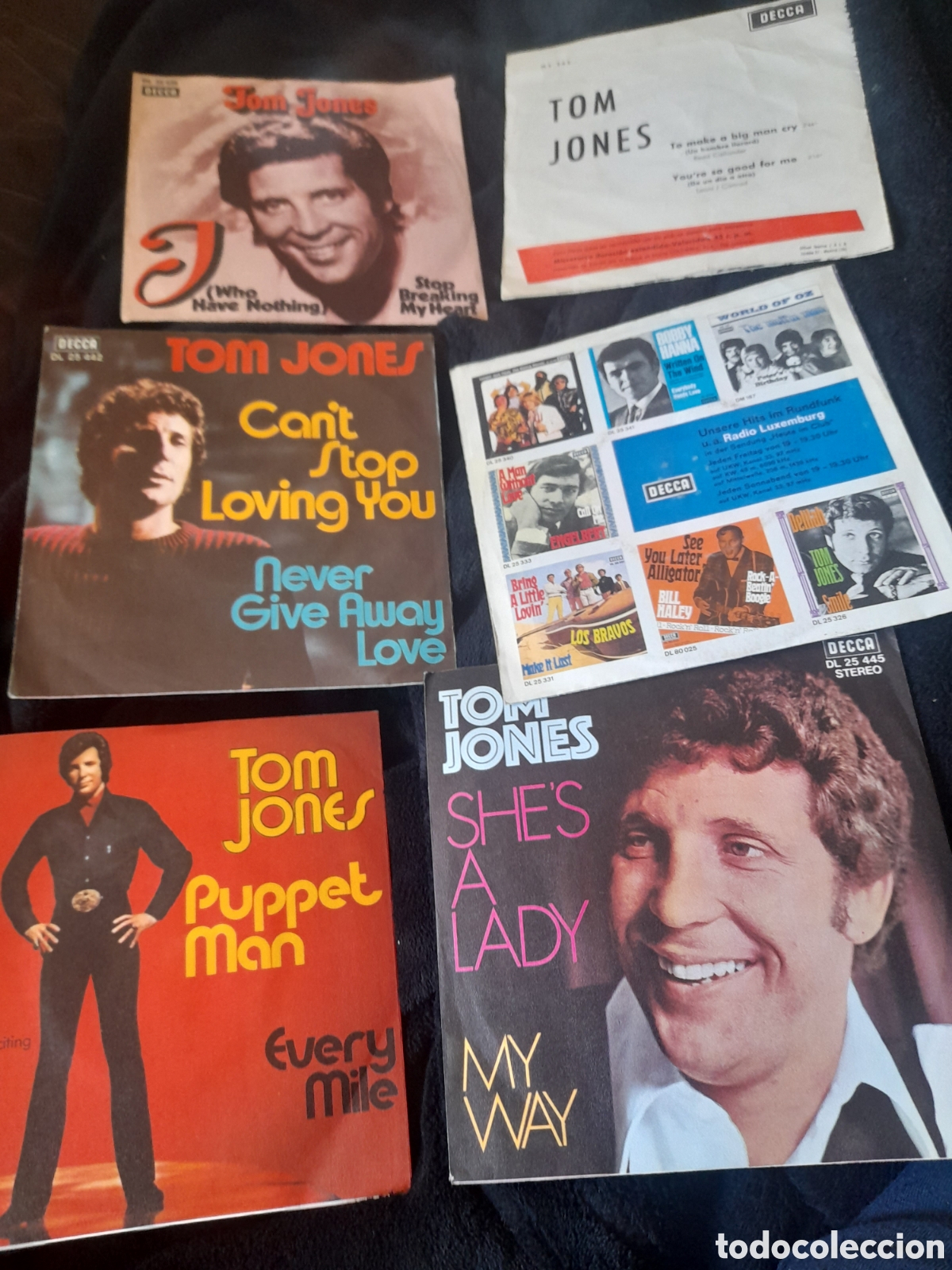 Discos de vinilo: 6 antiguos vinilos de Tom Jones - Foto 2