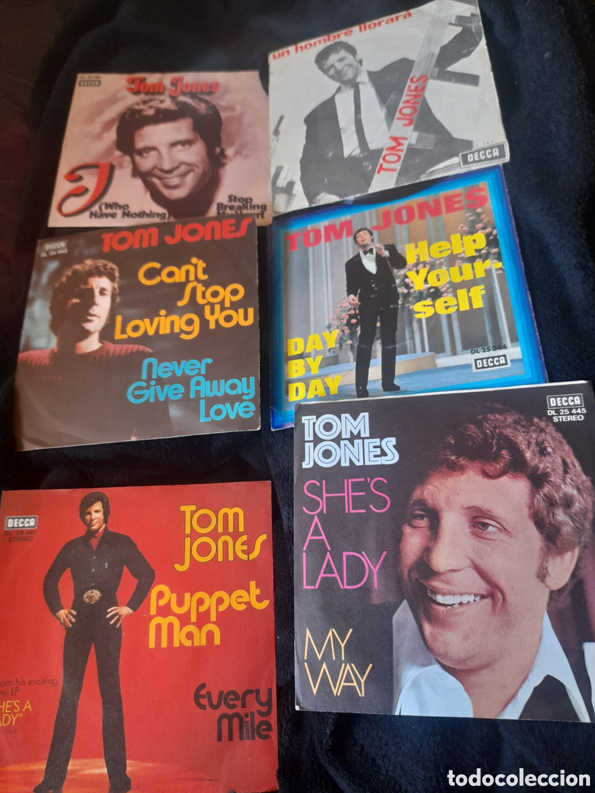 Discos de vinilo: 6 antiguos vinilos de Tom Jones - Foto 1