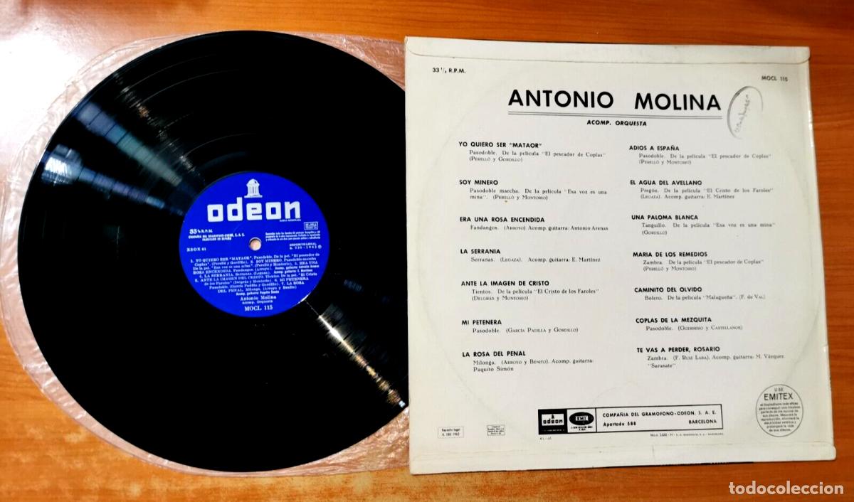 lp vinilo. antonio molina. 1962. - Compra venta en todocoleccion