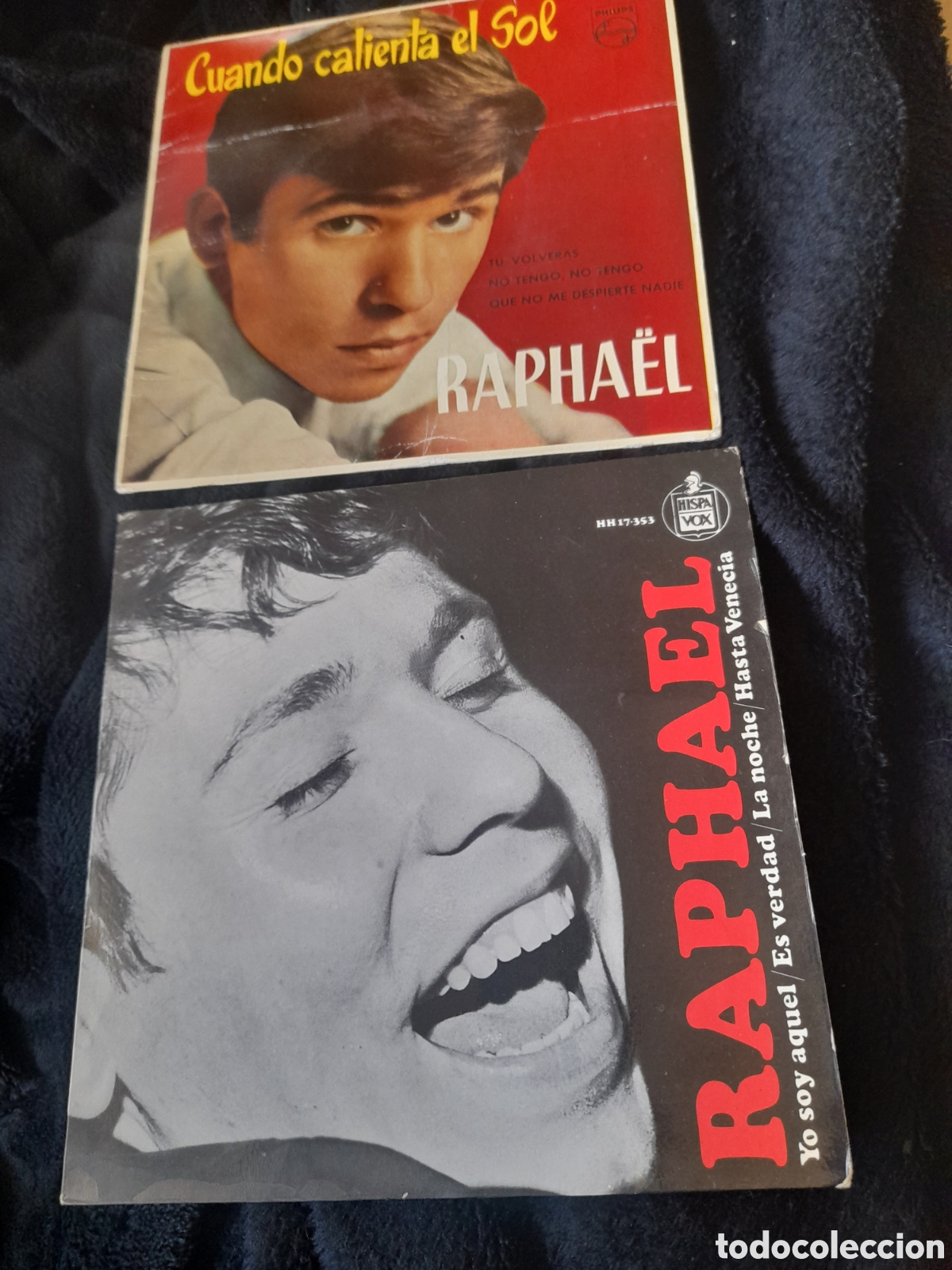 Discos de vinilo: Dos antiguos vinilos de Raphael - Foto 1