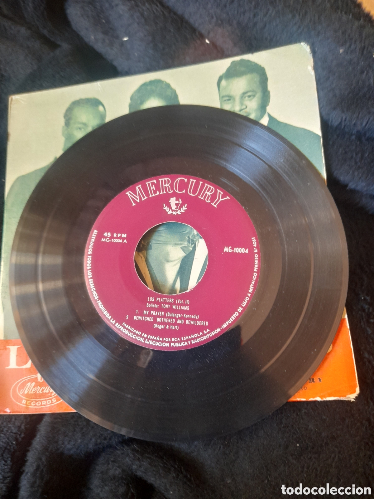 Discos de vinilo: Antiguo vinilo de Los Platters - Foto 3