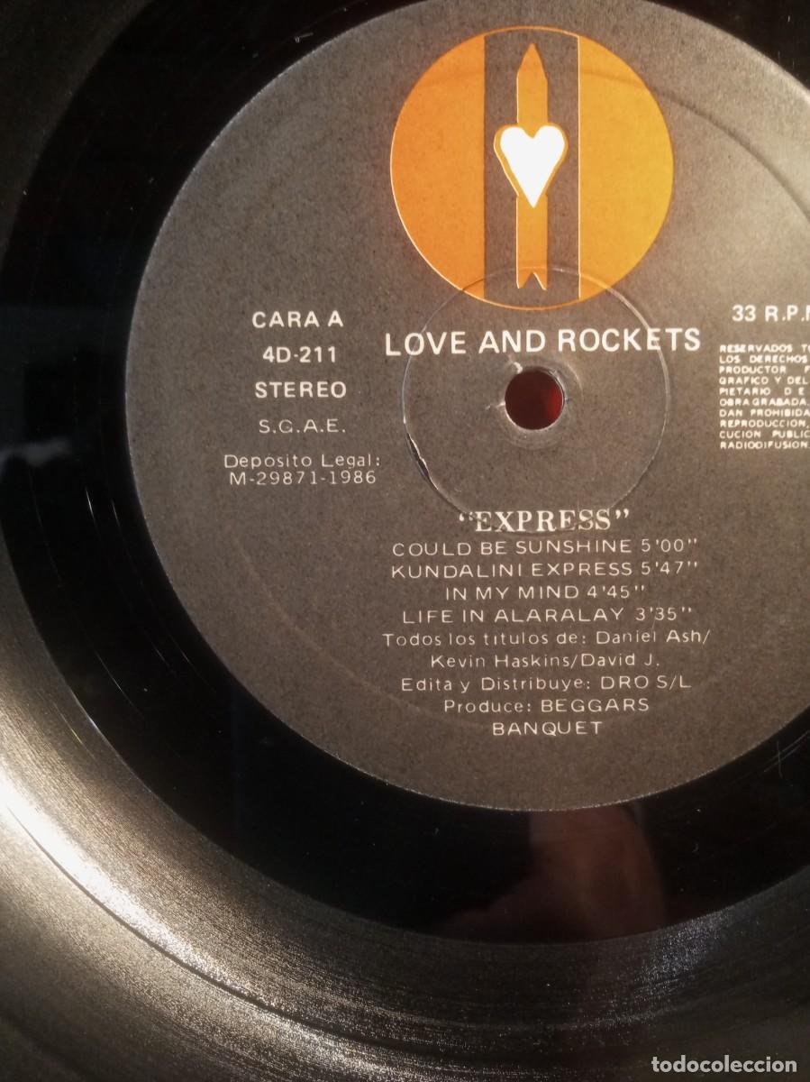 Discos de vinilo: LOVE AND ROCKETS - EXPRESS. - Foto 3