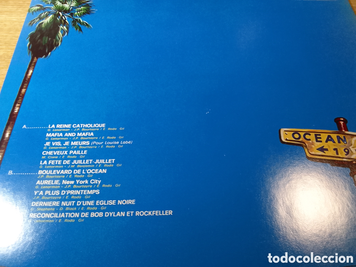 Discos de vinilo: GERARD LENORMAN BOULEVARD OCEAN BLVD - Foto 2