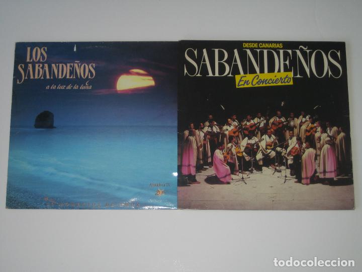 Discos de vinilo: LOS SABANDE&Ntilde;OS - LOTE DOS LPS - Foto 1
