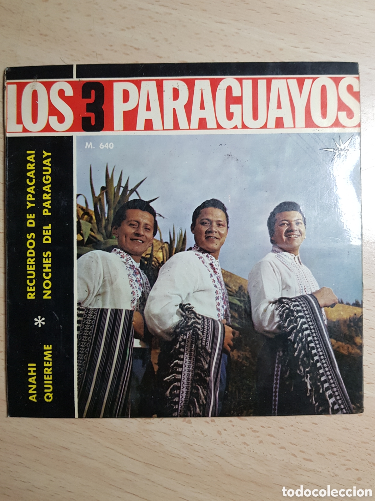 Discos de vinilo: EP 7&rdquo; Los 3 Paraguayos 1966 Anahi + 3. - Foto 1