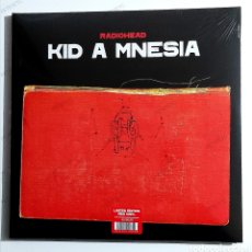 Discos de vinilo: 3 LP RADIOHEAD ” KID A MNESIA ” TRIPLE VINILO ROJO RED EDITION PRECINTADO. Lote 390600819