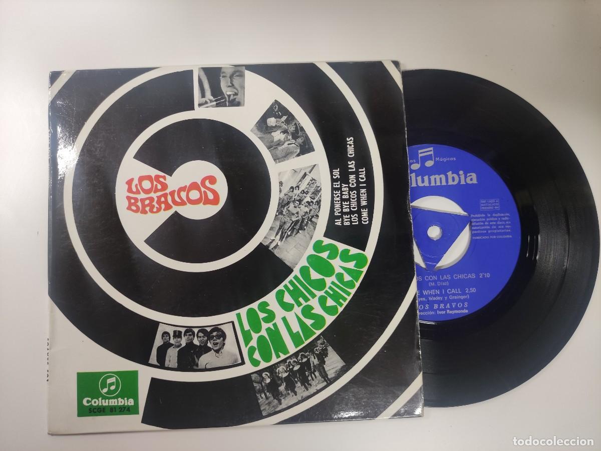 Discos de vinilo: LOS BRAVOS - los chicos con las chicas - Foto 1