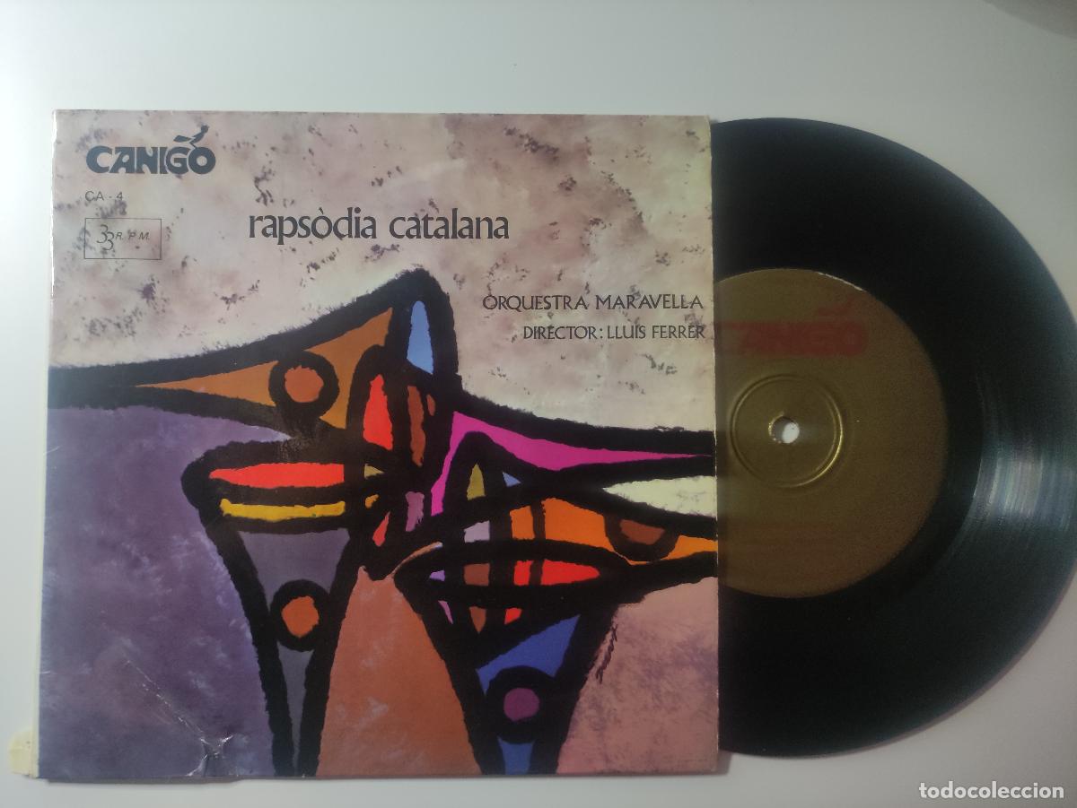 Discos de vinil: RAPSODIA CATALANA - MALLORQUINA - BALLS D' ANDORRA - ORQUESTA MARABELLA