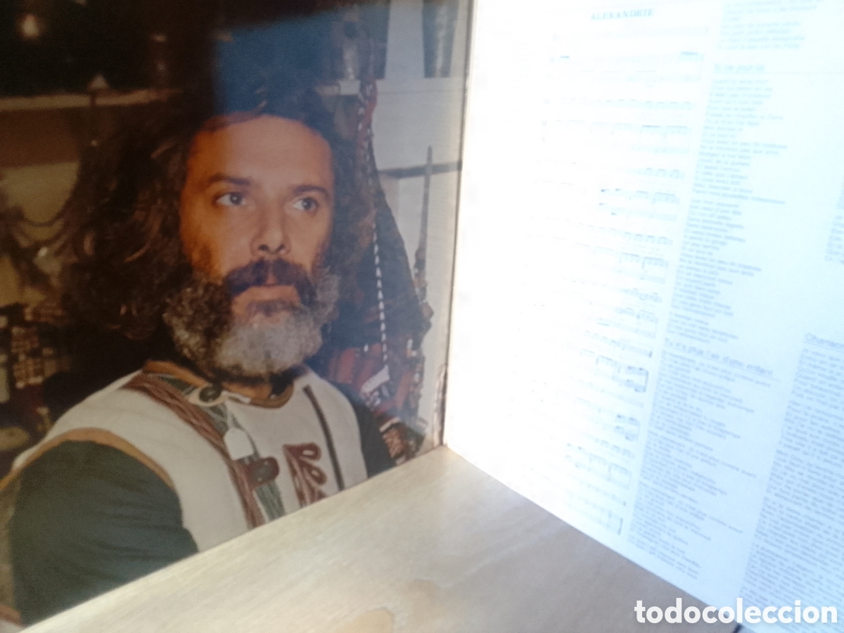 Discos de vinilo: GEORGES MOUSTAKI LIEDERBUCH DOBLE LP - Foto 3