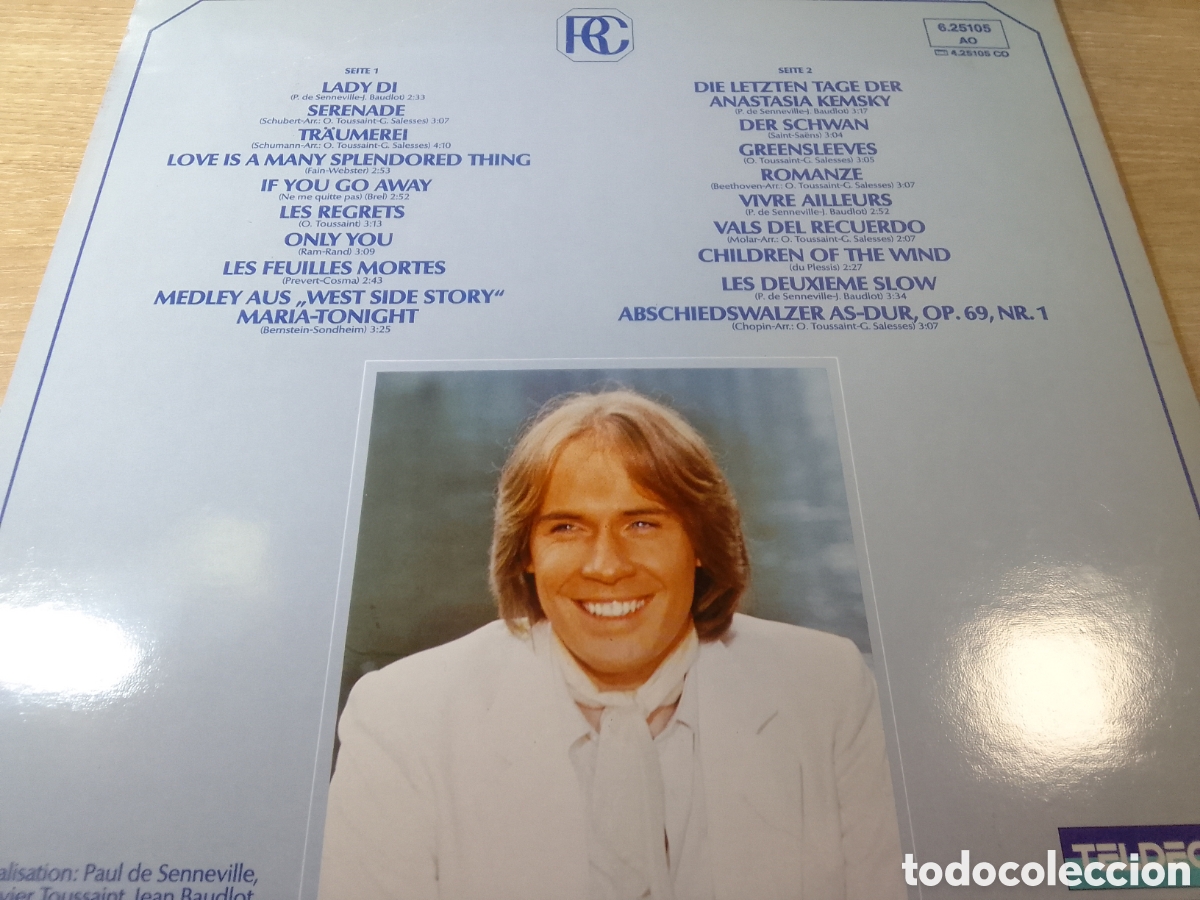 Discos de vinilo: RICHARD CLAYDERMAN IMPRESSIONEN - Foto 2