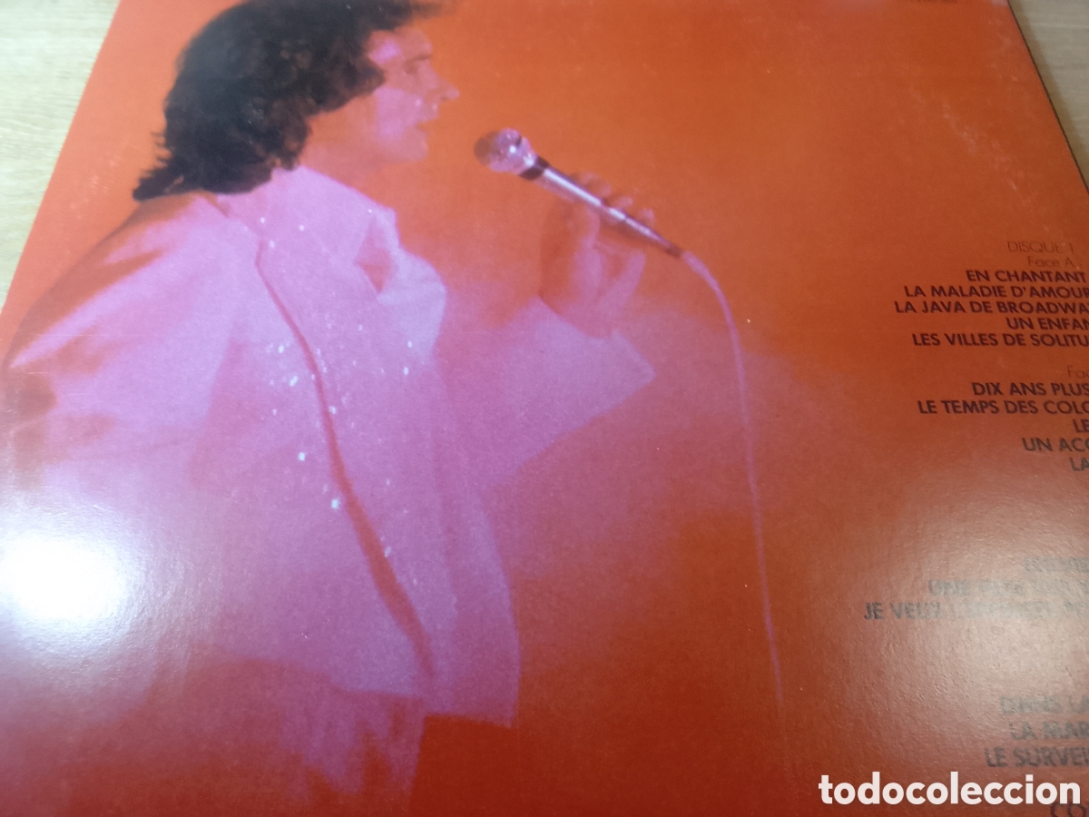 Discos de vinilo: SARDOU 20 CHANSONS D OR DOBLE LP - Foto 2