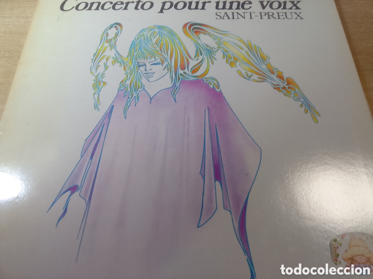 Discos de vinilo: SAINT PREUX CONCERTO POUR UNE VOIX - Foto 1