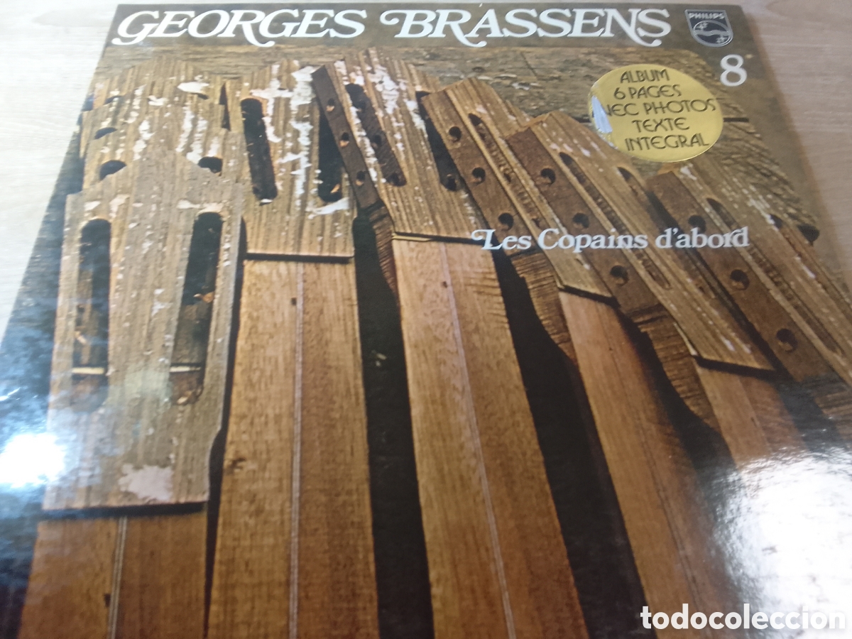 Discos de vinilo: GEORGES BRASSENS LES COMPAINS D ABORD - Foto 1
