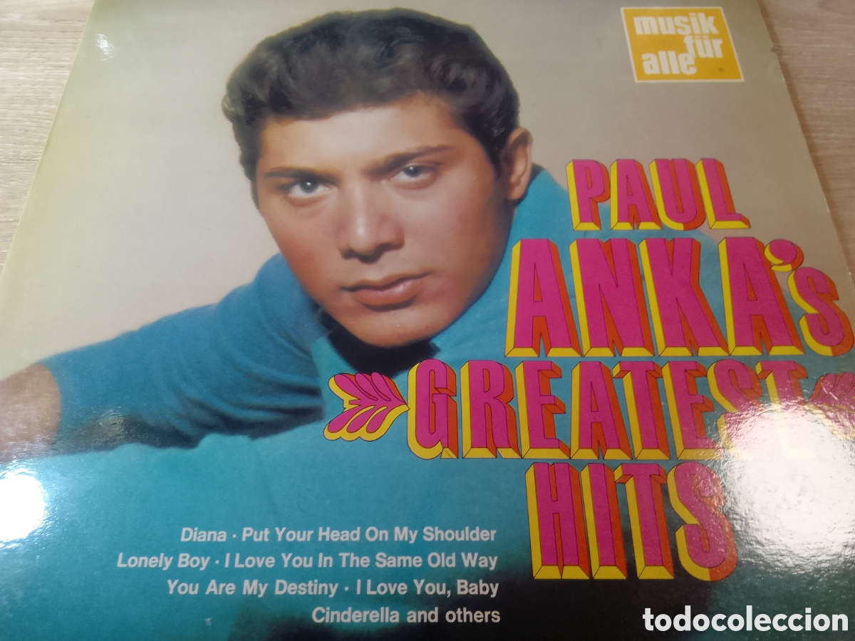 Discos de vinilo: PAUL ANKA GREATEST HITS - Foto 1