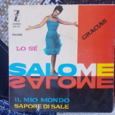 Discos de vinilo: VINILO SALOMÉ (YO SÉ/GRACIAS +2) ZAFIRO 1964 (D2). Lote 390666989