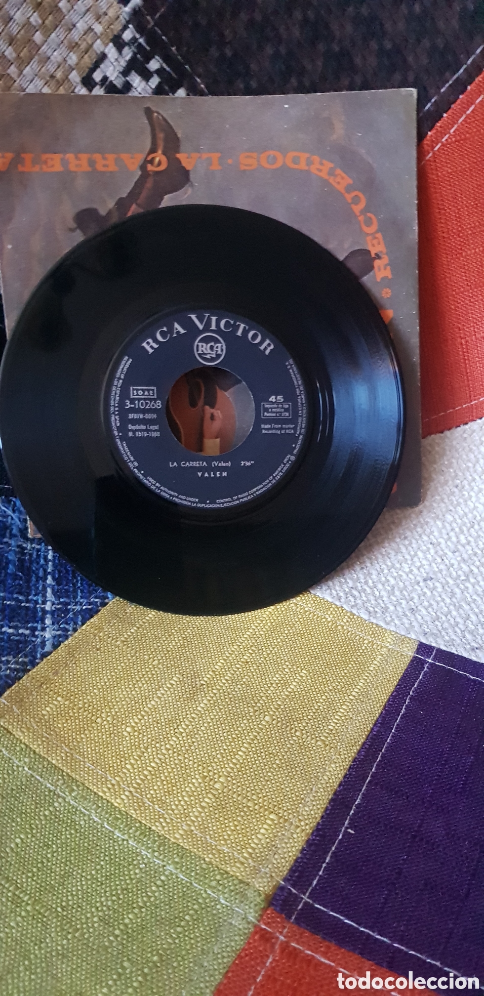 Discos de vinilo: Vinilo VALEN (Recuerdos/La Carreta) RCA 1968 (D2) - Foto 3