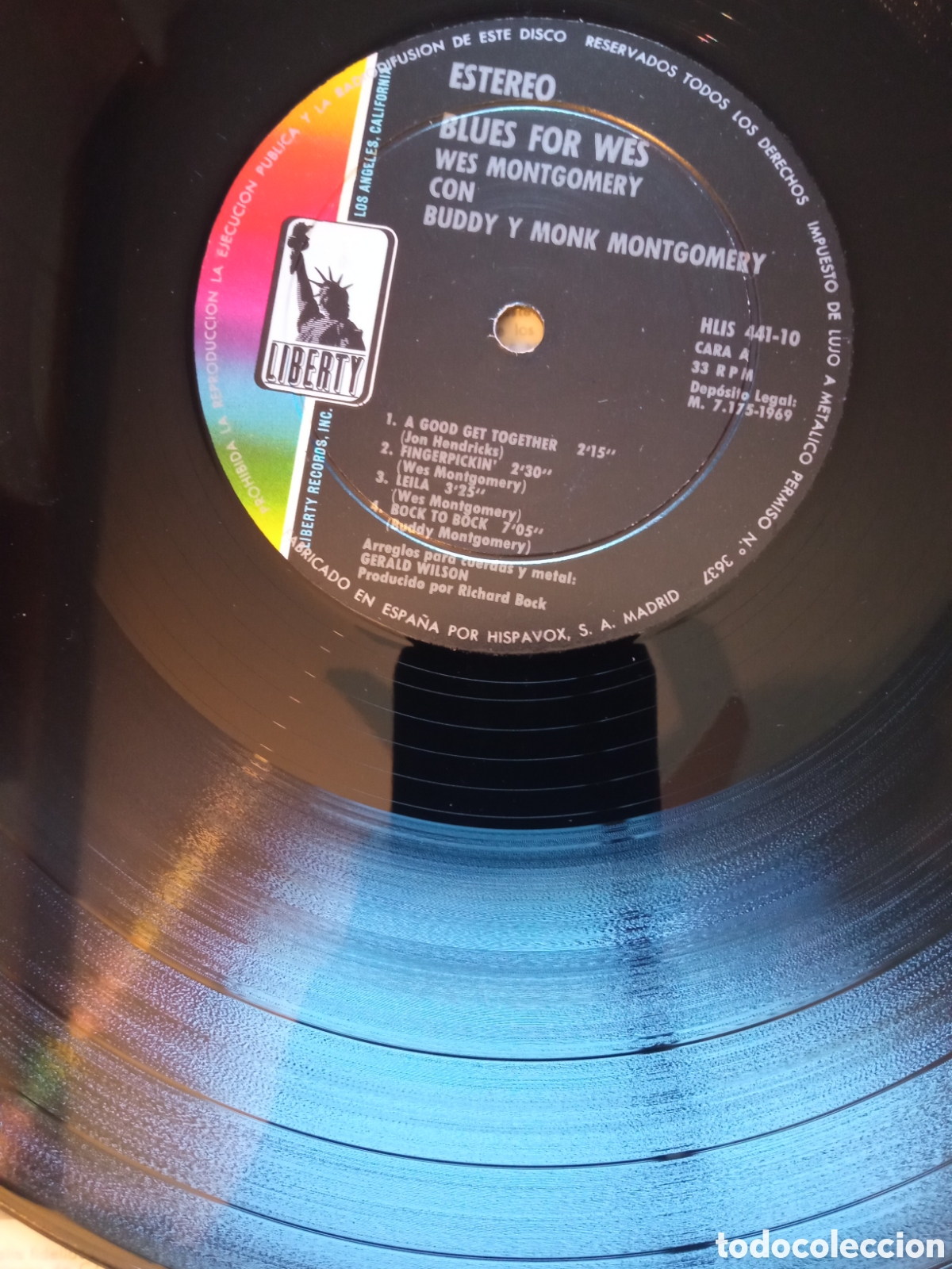 Discos de vinilo: Wes Montgomery - Blues for Wes - Foto 3