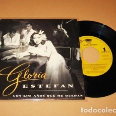 Discos de vinilo: GLORIA ESTEFAN - CON LOS AÑOS QUE ME QUEDAN - PROMO SINGLE - 1993 - NUEVO