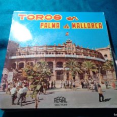 Discos de vinilo: BANDA DE LA PLAZA DE TOROS DE MALLORCA. PASODOBLES TOREROS + 3. EP. REGAL, 1963. (#). Lote 390714519