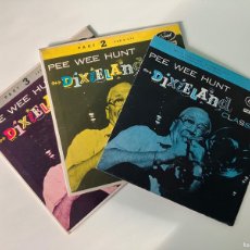 Discos de vinilo: PEE WEE HUNT – DIXIELAND CLASSICS, 3 X EPS, DENMARK 1956 CAPITOL
